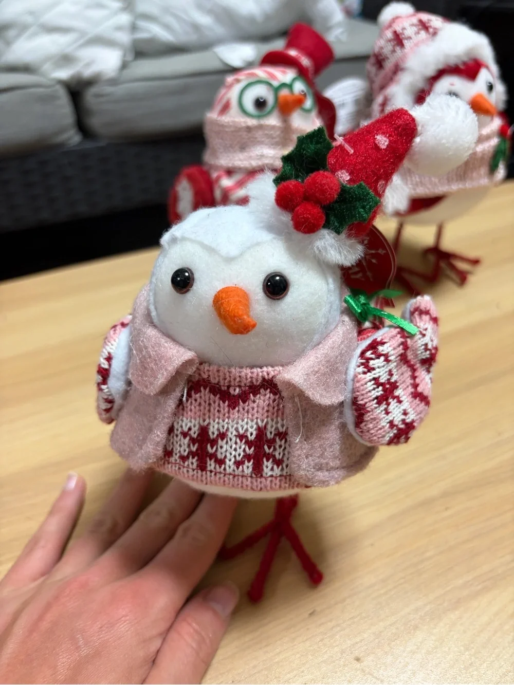 Target fabric birds